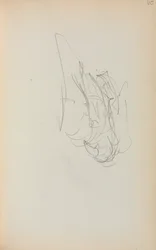 Carnet de croquis italien : Gondole page 110, 1898-1899