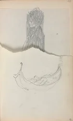 Carnet de croquis italien : Gondole page 46, 1898-1899
