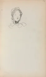 Carnet de croquis italien : Tête d