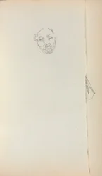 Carnet de croquis italien : Tête d