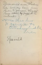 Carnet de croquis italien : Notes page 260, 1898-1899