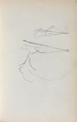 Carnet de croquis italien : Voiles page 36, 1898-1899