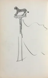 Carnet de croquis italien : Lion de San Marco page 39, 1898-1899