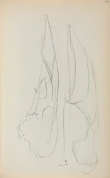 Carnet de croquis italien : Deux voiles page 74, 1898-1899
