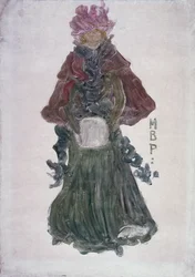 Le Cap Rouge, vers 1900 (monotype sur papier)