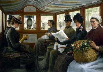 Dans un omnibus, 1885