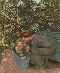 Le Bain en plein air, 1904