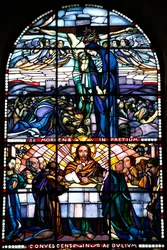 Musée Maurice Denis, Saint-Germain-en-Laye, France, chapelle de Saint-Louis (1919-1930) (vitrail)