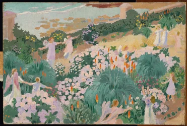 Paradis (peinture sur bois)