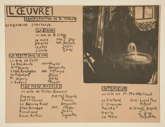 Programme du théâtre de L