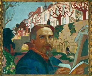 Autoportrait (huile sur toile)