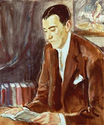 Portrait de Ramon Perez de Ayala (1881-1962), écrivain espagnol