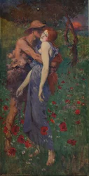 Un Idylle, 1891, vers 1915