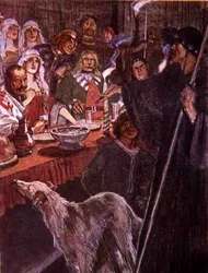 "Second to None" dit le pèlerin qui se tenait assez près pour entendre, illustration de 
