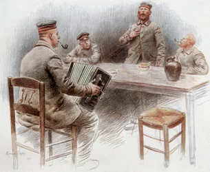 Prisonniers jouant de l