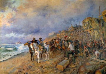 Le Premier Consul Napoléon Bonaparte (1769-1821) visite l