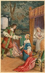 Différend entre Armande et Molière (illustration)