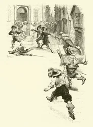 Illustration pour Les Trois Mousquetaires