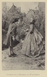 Rencontre de Jean-Jacques Rousseau et Madame de Warens