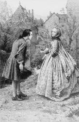 Rencontre du jeune Jean-Jacques Rousseau et de sa future amie proche Madame de Warens, 21 mars 1728