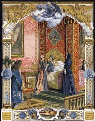Présenté par sa gouvernante, Madame de Ventadour (Charlotte de la Mothe Houdancourt)