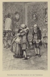 Séparation de Rousseau et Thérèse