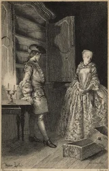 La découverte du vol - dans « Histoire de Manon Lescaut et du chevalier Des Grieux » de l