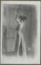 Femme à la mode, vers 1900
