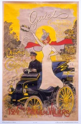 Affiche publicitaire pour carrosserie automobile, 1899