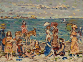 À la plage