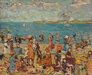 Scène de plage