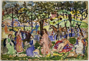 Scène de parc