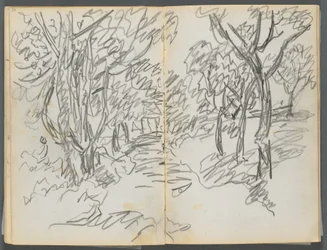 Carnet de croquis, The Dells, N° 127, page 064  65 : Paysage