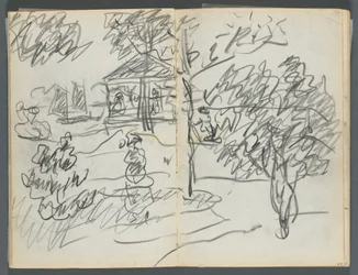 Carnet de croquis, The Dells, N° 127, page 066  67 : Paysage