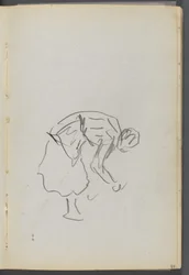 Sketchbook, The Dells, N° 127, page 089 : Figure de flexion