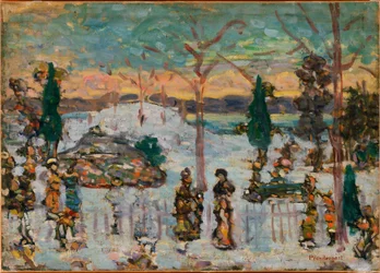 Neige en avril