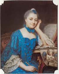 Portrait de Marie Fel, vers 1753