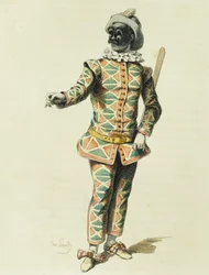 Arlequin en 1671