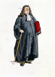 Le Notaire dans «Masques et bouffons» (comédie italienne), texte et dessins de Maurice Sand, gravures de A. Manceau, préface de Georges Sand, Paris, Michel Lévy Frères