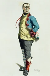 Stenterello en 1858