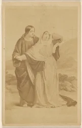 Saint Jean conduisant la Sainte Vierge à sa maison. [copie d
