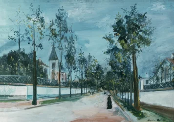 La rue de banlieue