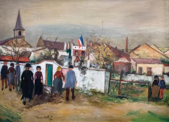 La Mairie au drapeau