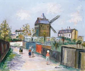 Le Moulin de la Galette, c.1930 (oil on canvas)