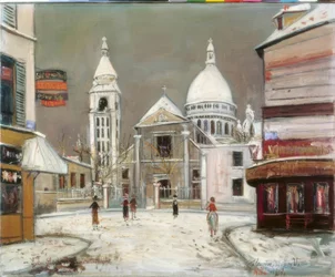 Rue du Mont-Cenis, à Montmartre
