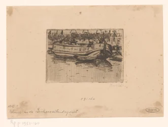 Bateau dans le Bickersgracht, Amsterdam