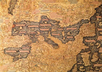 Carte de la mer Méditerranée