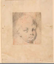 Dessin, étude : Tête de garçon, 1810-34