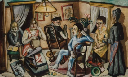 Avant le bal masqué, 1922