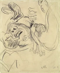 Patient en chirurgie de la tête